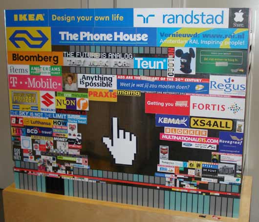 artvertising milliondollarhomepage becomes physical
