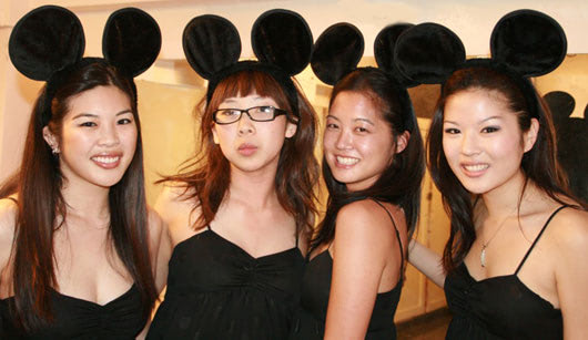 the mickey mouses at the biggest visual power show 2008