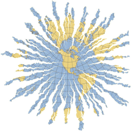 Unfolding the Earth - Myriahedral projections