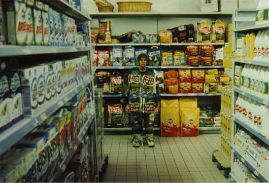 urban camouflage supermarket