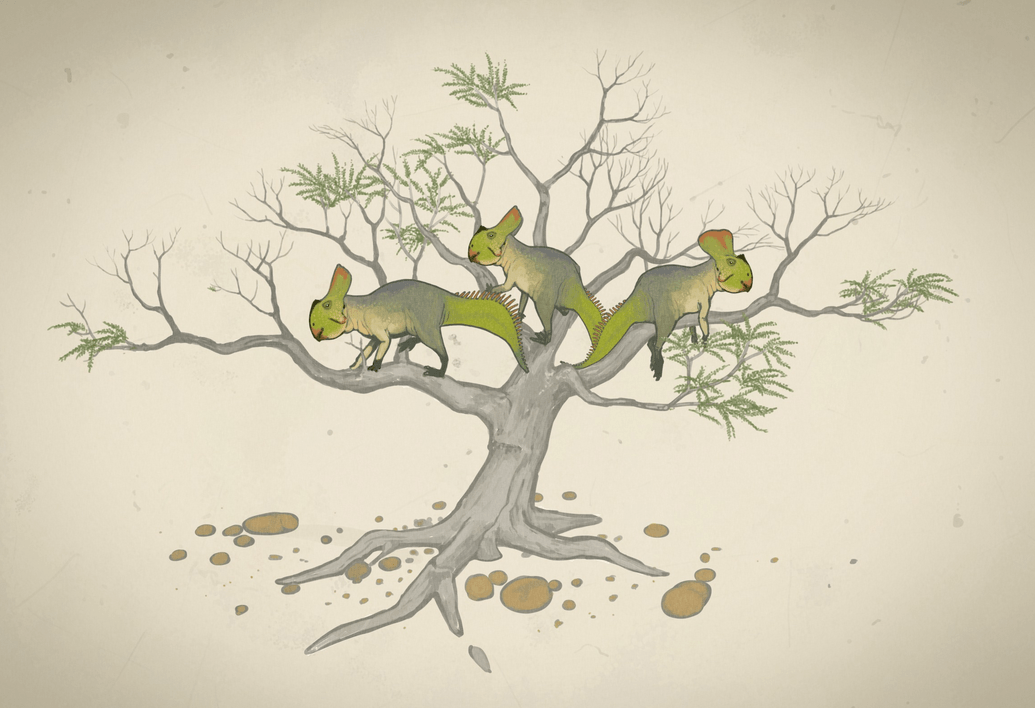 Protoceratops in a tree