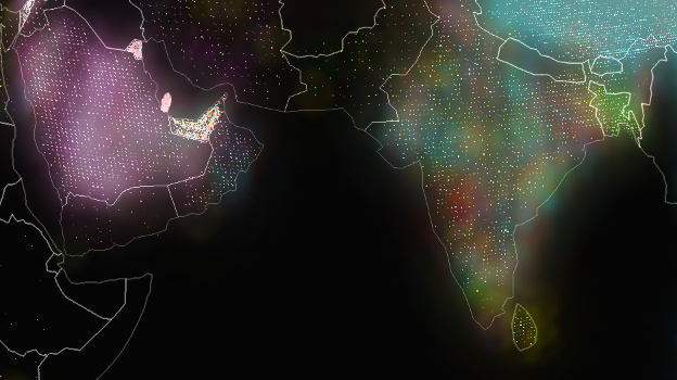 Compare India's diverse upcoming economy with Saudi Arabia's dependence on oil.