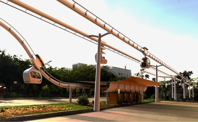 Zelfrijdende Taxi Capsules pilot in voorstad van New Delhi