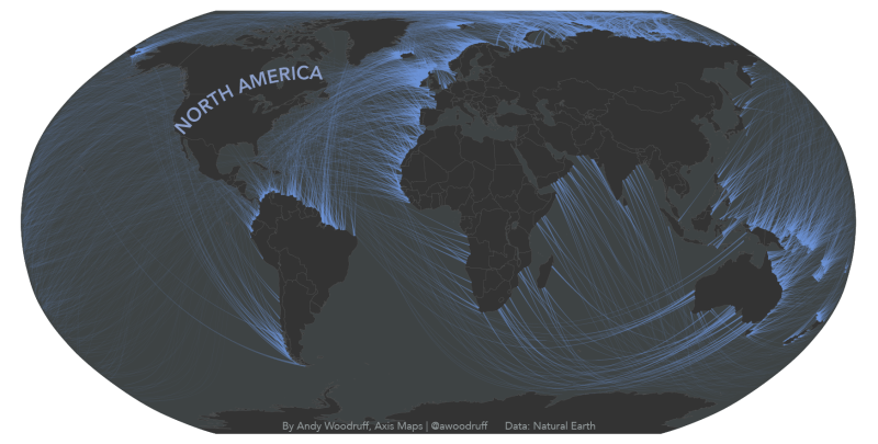 north america map horizon