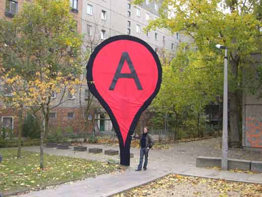 Google Mapping in Physical Space