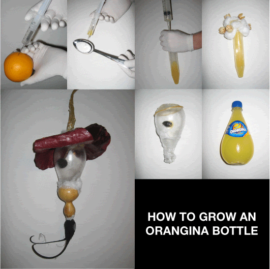 How to grow an Orangina bottle.