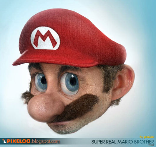 Real Mario (closeup)