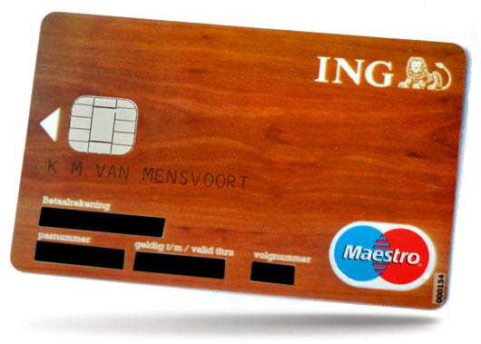 Wooden Bankcard