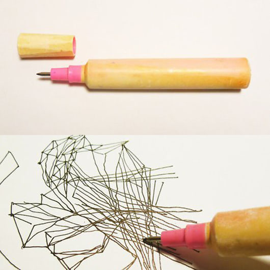 A Second Life for Rescued Plastic Pens