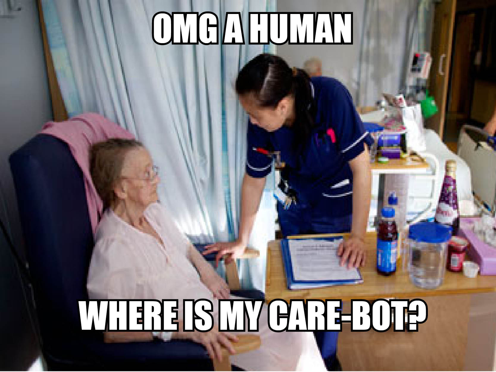 Where Is My Care-Bot?