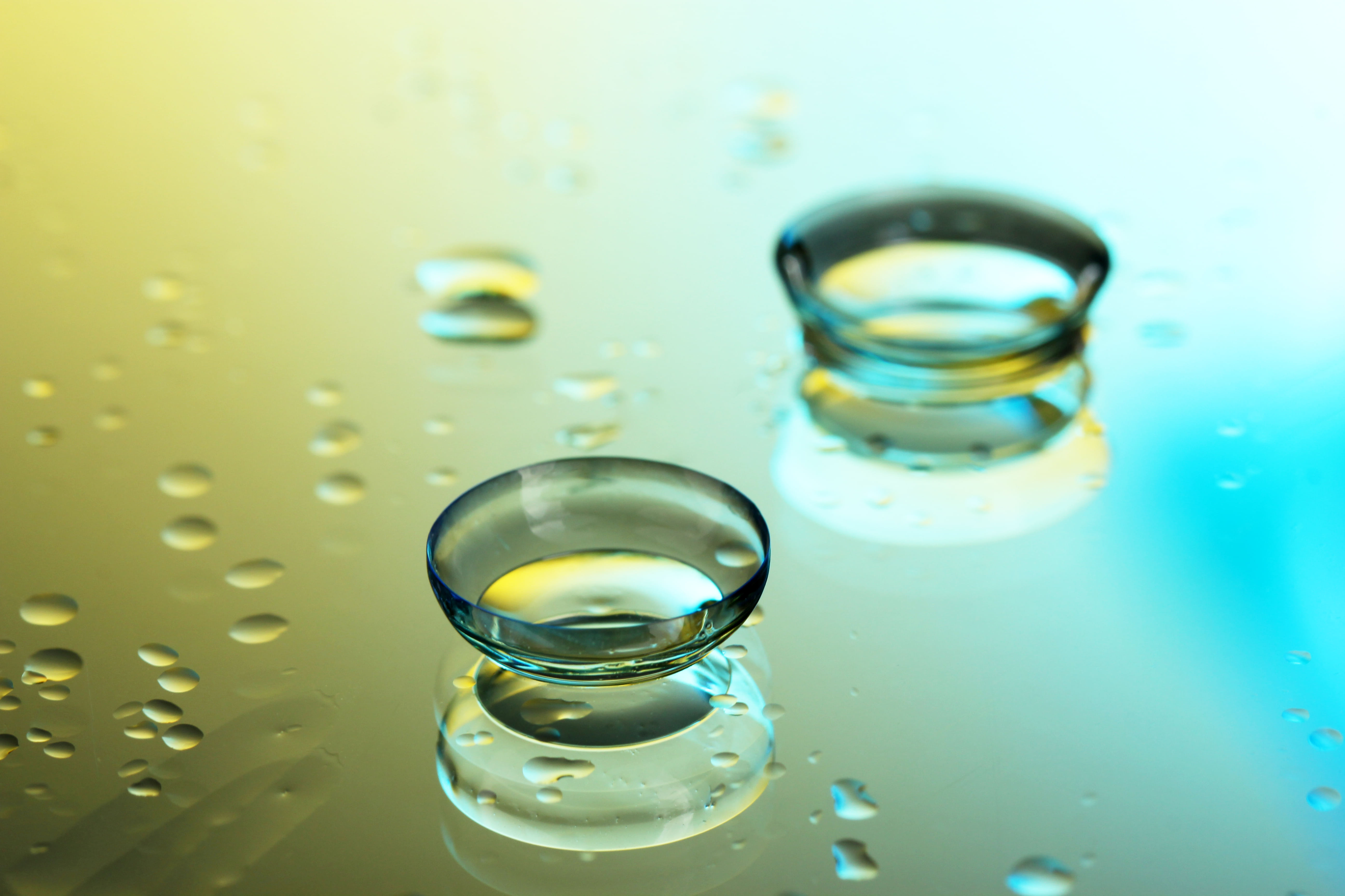 Turning Contact Lenses into Screens