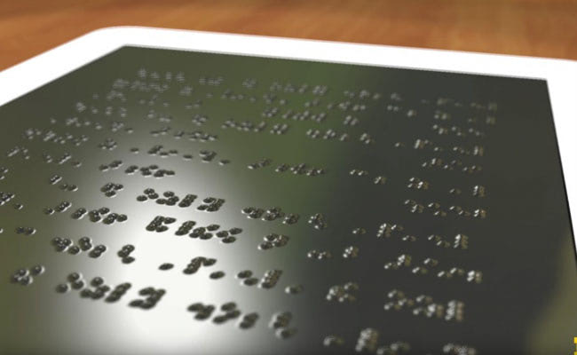 A Tablet for the Visually Impaired People