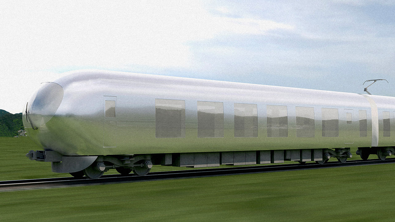 The World's First Invisible Train