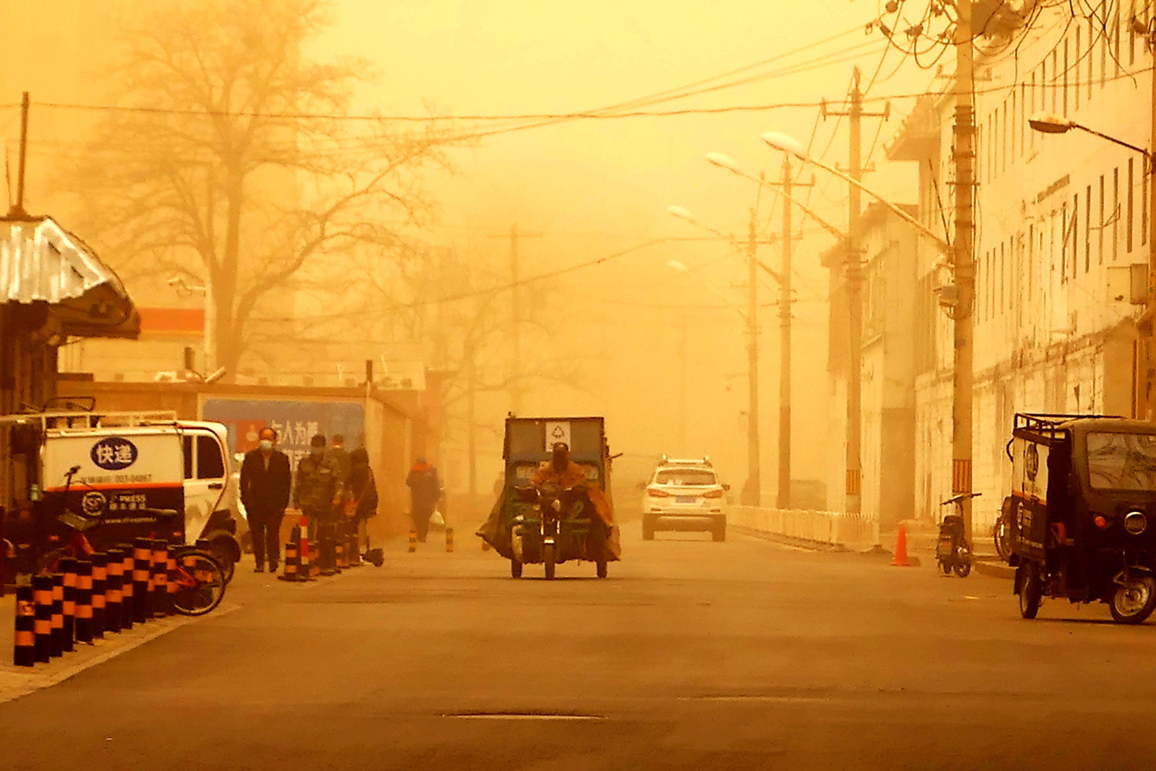 Beijing's dust storm: part human, part nature