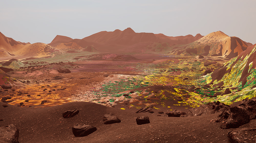 Colonizing Mars with plants, not humans