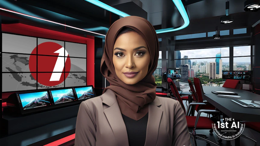 Meet Indonesia's virtual news anchors